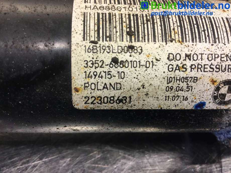 Fjærbein høyre bak til BMW i3 2013-2022  (BMW|3352 6 880 101|)