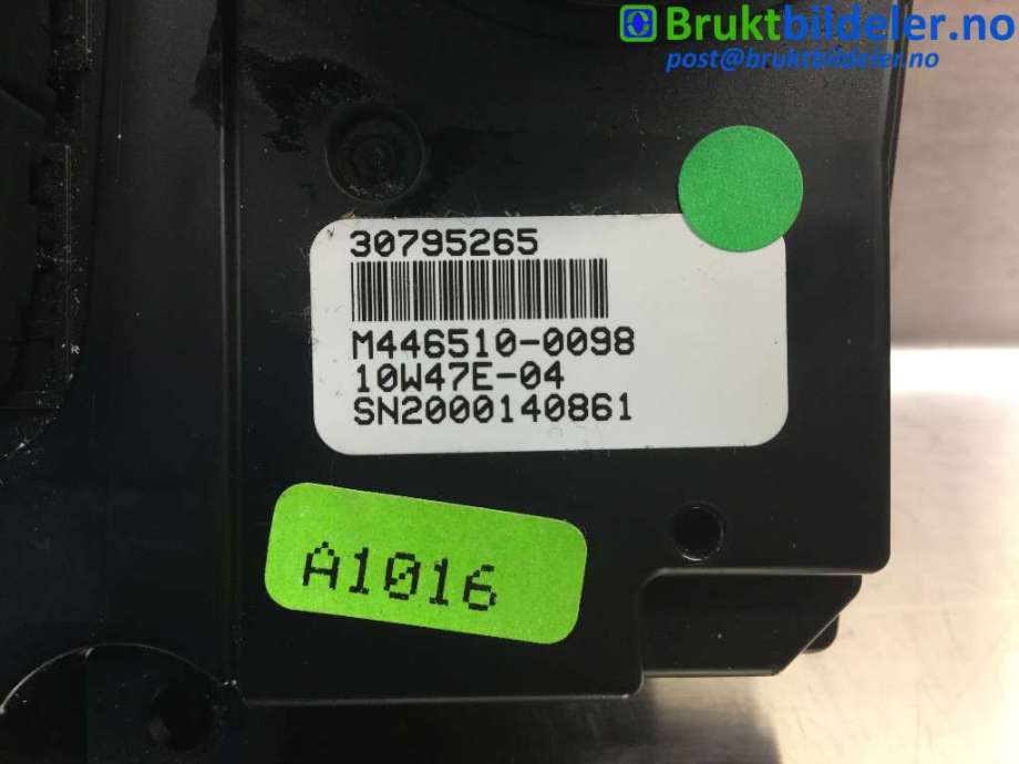 Varmeapparat betjening til Volvo V60 2010-2013 (Type I, Fase 1)  (VOLVO|30795265|M446510-0098|2117408)