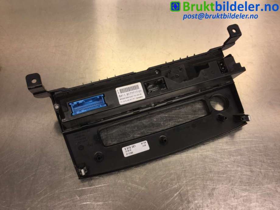 Varmeapparat betjening til BMW 5-Serie 2003-2010 (E60/E61) (E60/E61) (BMW|64 11 9 177 717|)