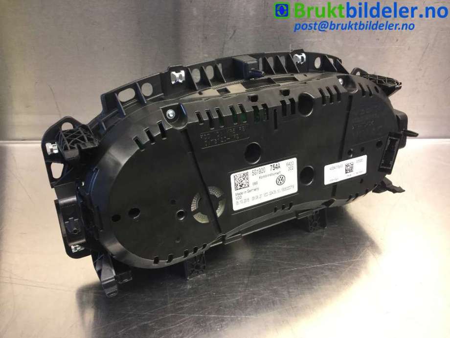 Instrumentpanel til VW e-Golf 2014-2017 (Fase 1)  (VOLKSWAGEN|5G1 920 754 A|)