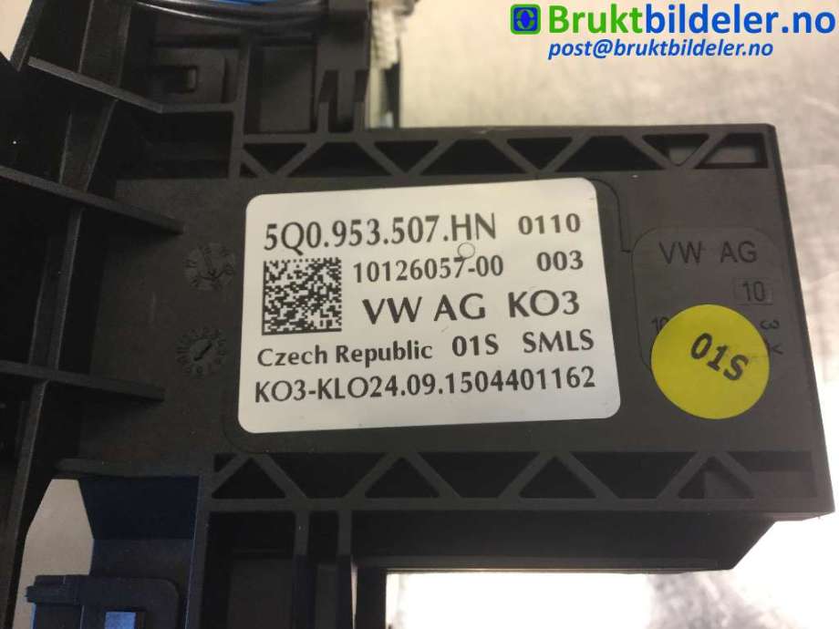 Bryter combi til VW e-Golf 2014-2017 (Fase 1)  (VOLKSWAGEN|5Q0 953 507 HN|10126057-00|5Q0 953 513 AJ)