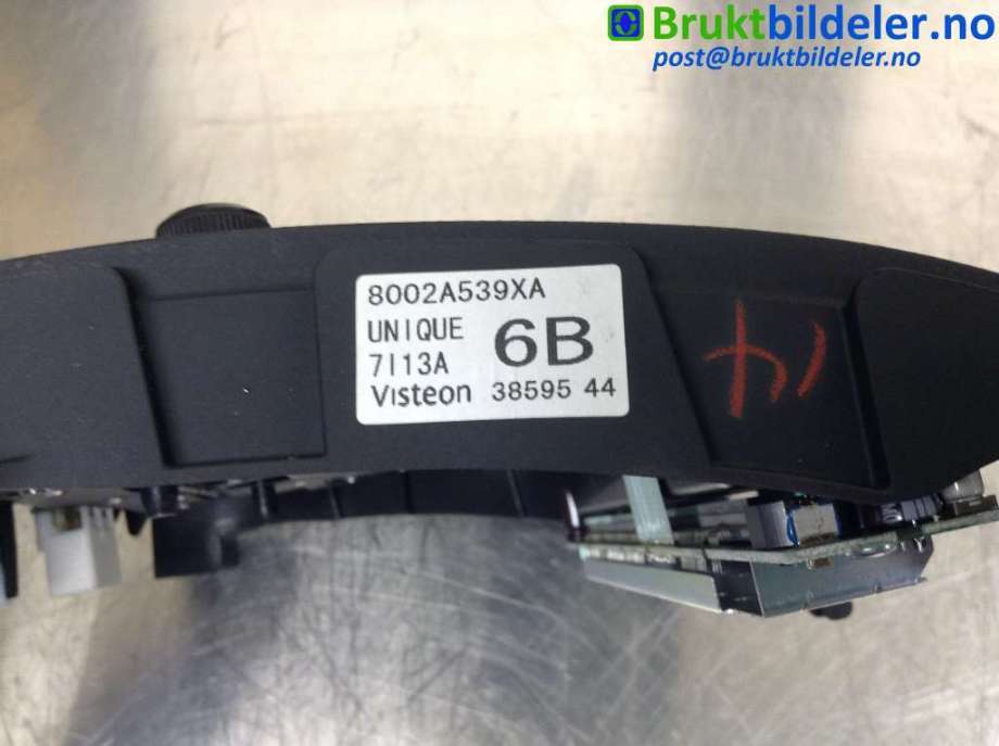Bilstereo diverse til Citroën C-Crosser 2007-2012  (CITROEN|8002A539XA|)