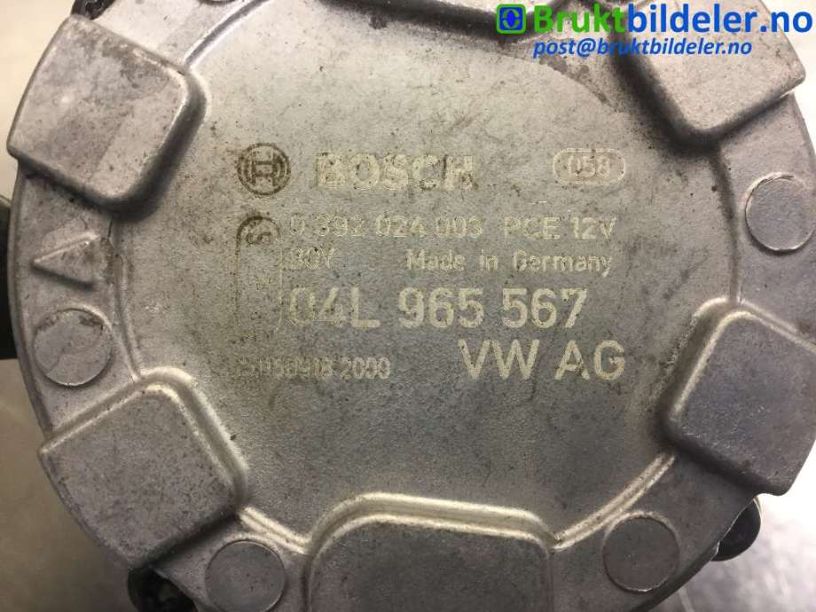 Sirkulasjonspumpe til VW e-Golf 2014-2017 (Fase 1)  (VOLKSWAGEN|04L 965 567|0 392 024 003|)