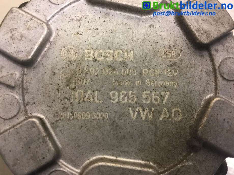 Sirkulasjonspumpe til VW e-Golf 2014-2017 (Fase 1)  (VOLKSWAGEN|04L 965 567|0 392 024 003|)