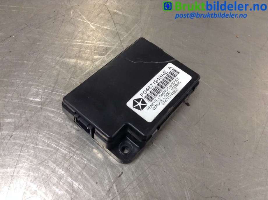 Styreenhet diverse til Jeep Compass, 2007-2009 (Type I, Fase 1)  (JEEP|P04671918AE)