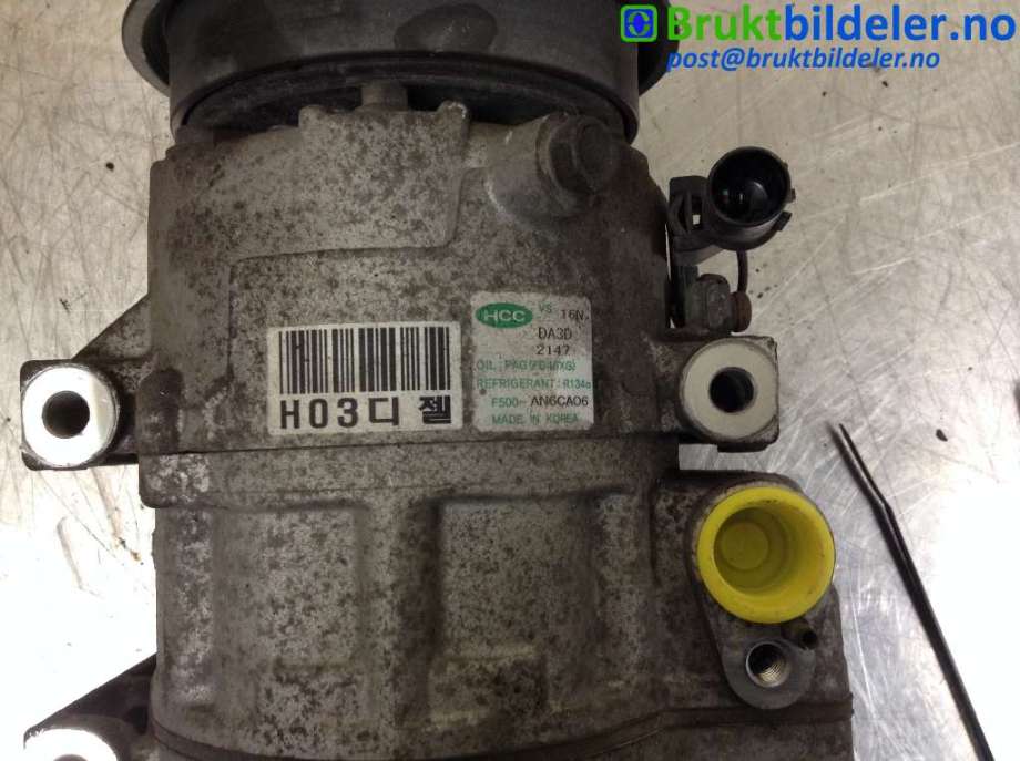 Aircondition kompressor til Hyundai i30 2007-2012 (Type I)  (HYUNDAI|F500-AN6CA06|)