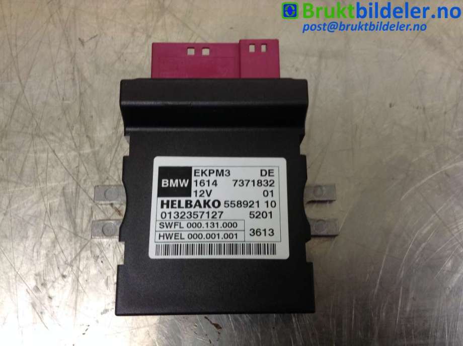Styreenhet drivstoffpumpe til BMW 5-Serie 2010-2017 (F10/F11) (F10/F11) (BMW|558921 10 5201|)