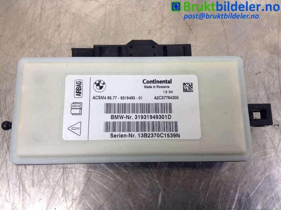 Styreenhet diverse til BMW 5-Serie, 2010-2017 (F10/F11) (F10/F11) (BMW|31 93 1 949 301 D)