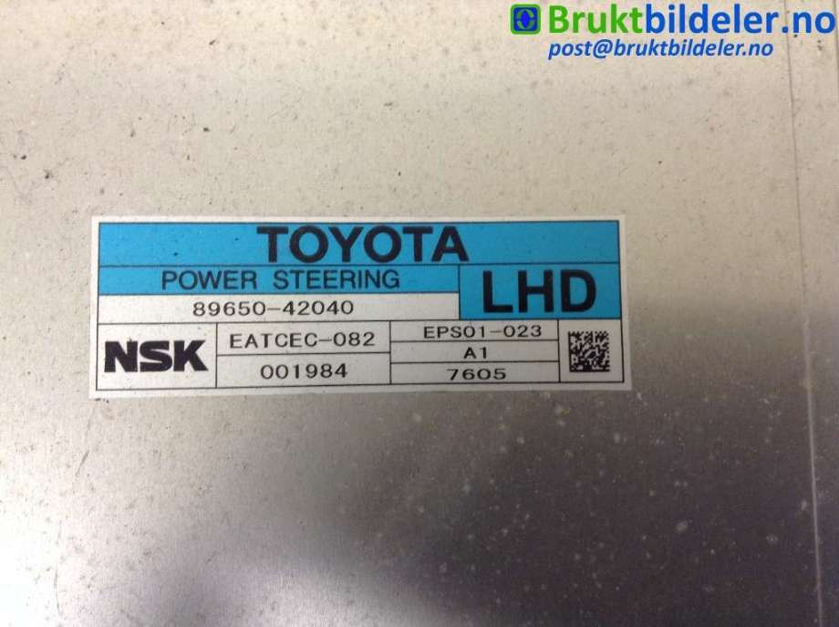 Styreenhet servo til Toyota RAV4 2006-2009 (Type III, Fase 1)  (TOYOTA|89650-42040|)