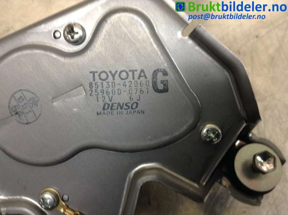 Viskermotor bakrute til Toyota RAV4 2006-2009 (Type III, Fase 1)  (TOYOTA|85130-42060|259600-0761|)
