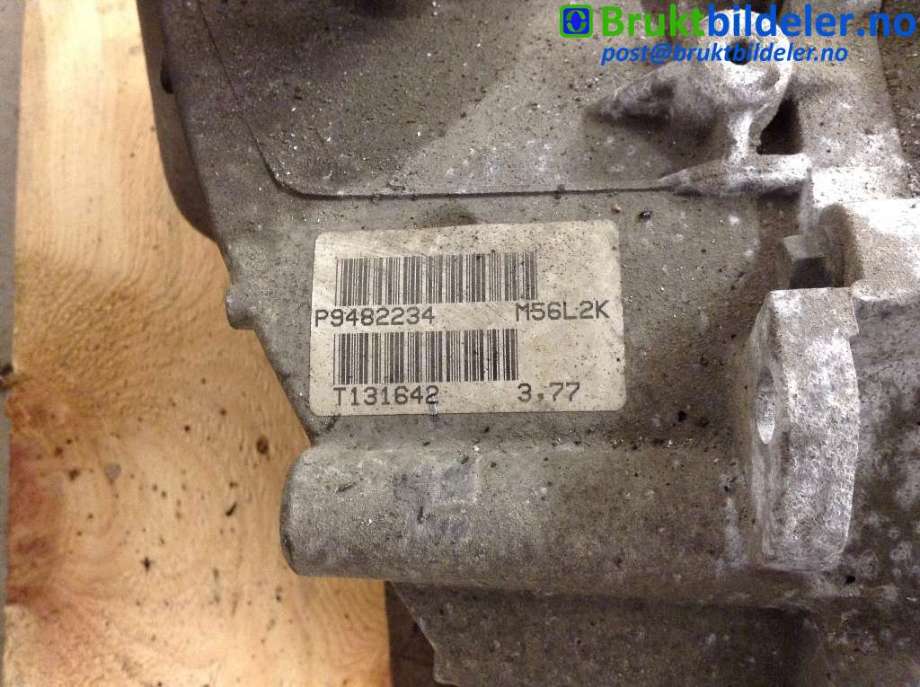 Girkasse manuell til Volvo S60 2000-2004 (Type I, Fase 1)  (VOLVO|P9482234|M56 GEARKODE|)