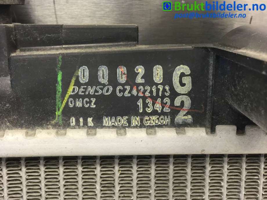 Radiator (manuell gir) til Peugeot 107 2006-2014  (PEUGEOT|0Q020-G|CZ422173-1342|)