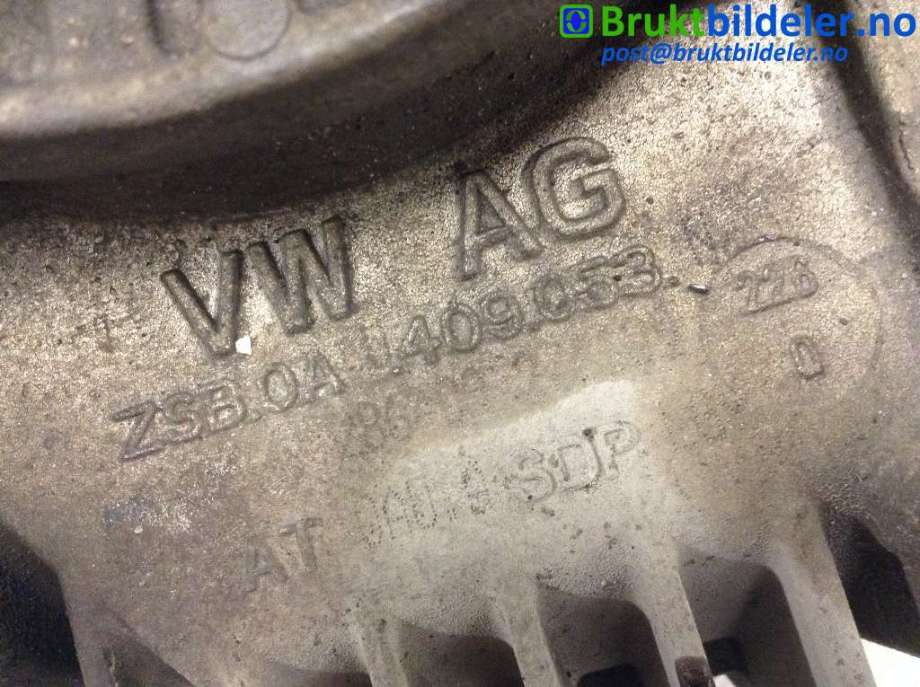 Girkasse 4WD fordelingskasse til VW Tiguan 2007-2011 (Type I, Fase 1) (VOLKSWAGEN|0A0 409 053 N|)