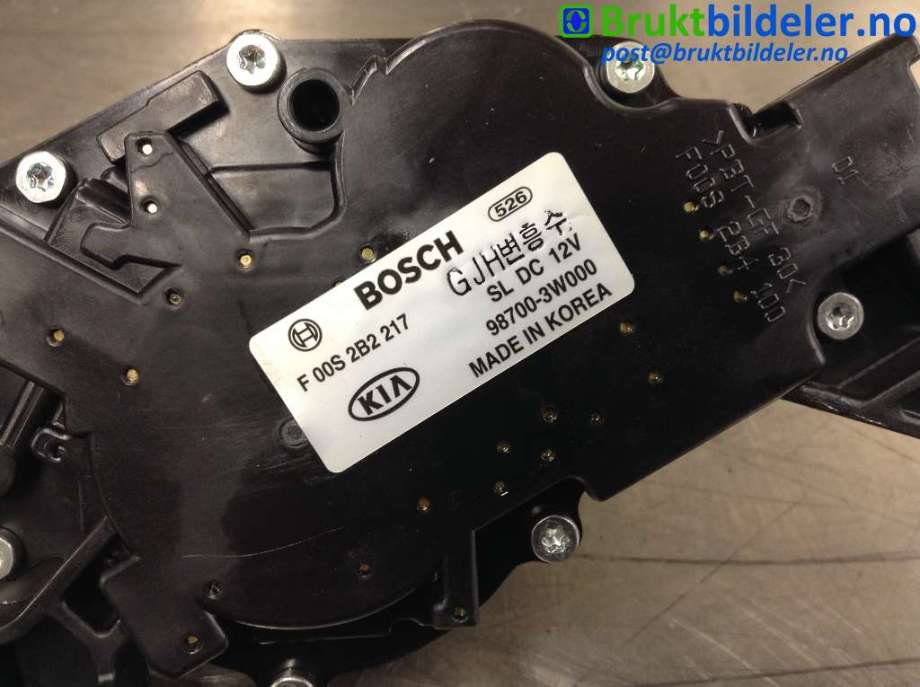 Viskermotor bakrute til Kia Sportage 2010-2016 (Type III)  (KIA|98700-3W000|F 00S 2B2 217|)