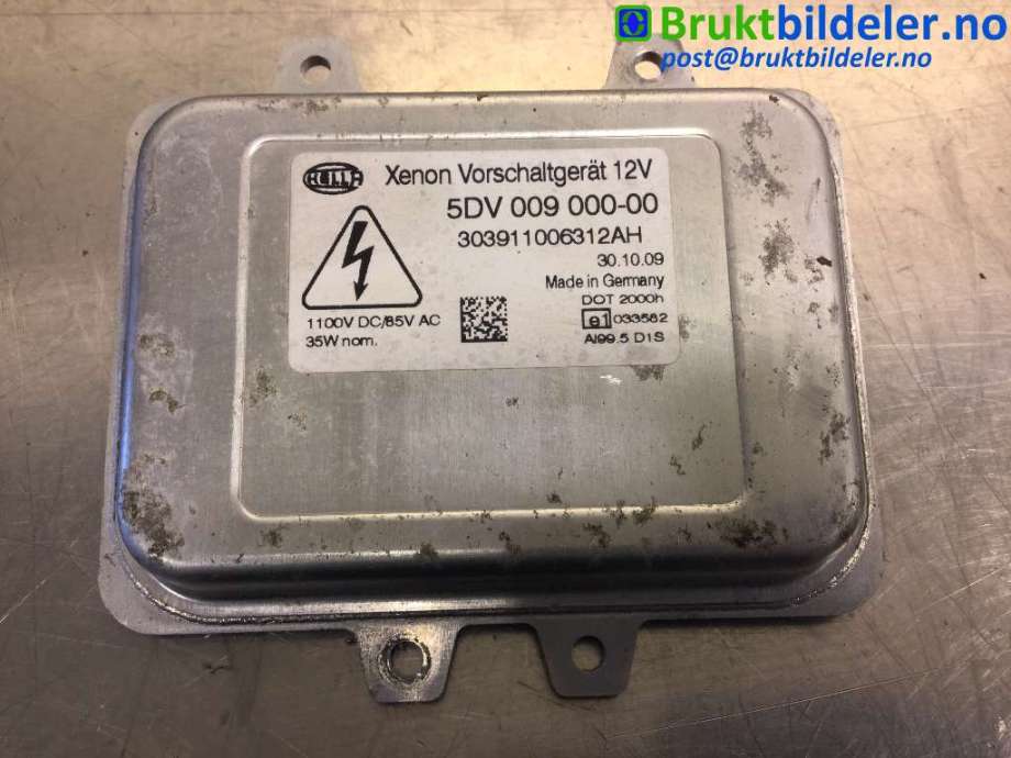 Styreenhet xenon/ballast til VW Tiguan 2007-2011 (Type I, Fase 1)  (VOLKSWAGEN||5DV 009 000-00)