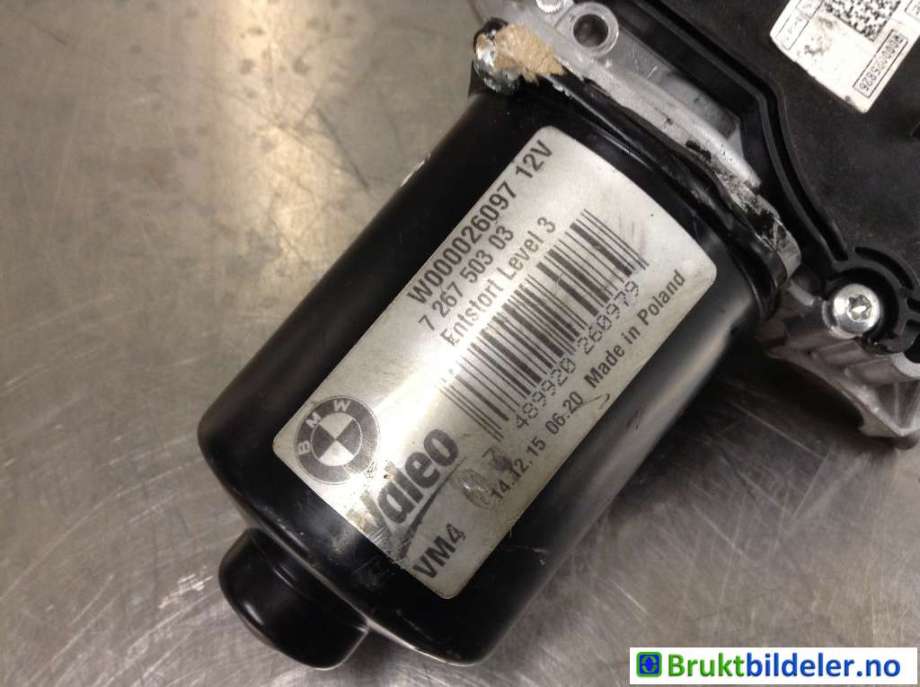 Viskermotor frontrute til BMW 3-Serie 2012-2018 (F30/F31/F34) (F30/F31/F34) (BMW|7 267 503 03|W000026097|)