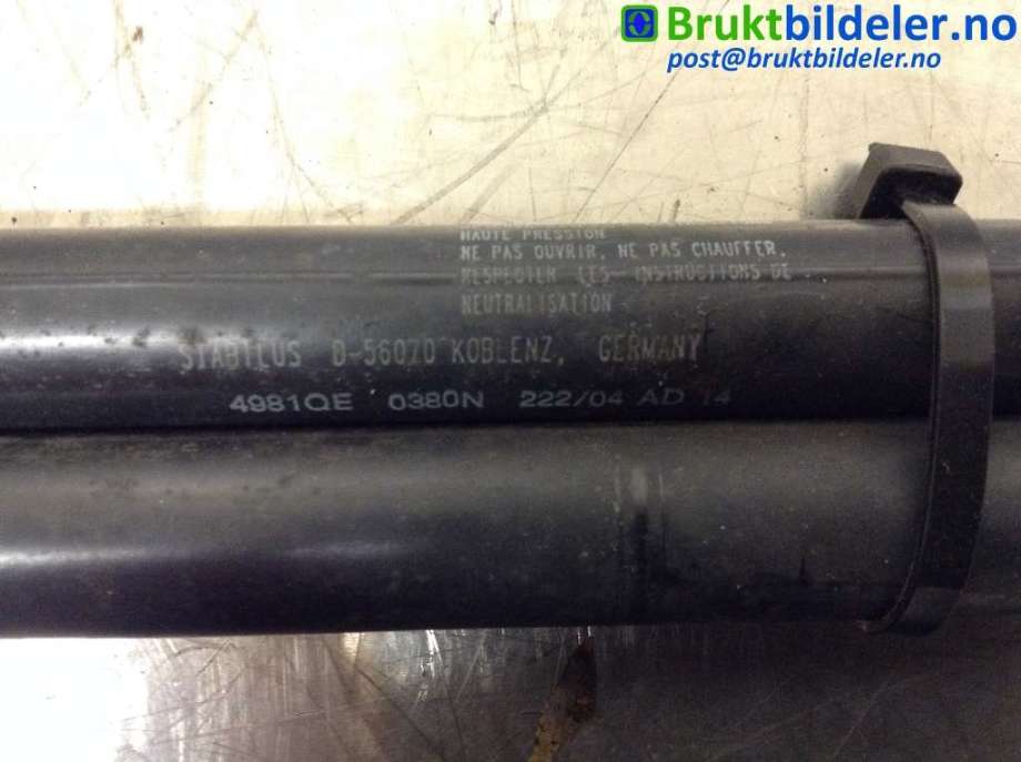 Baklukedemper til Volvo XC90 2002-2006 (Type I, Fase 1)  (VOLVO|4981QE 0380N||30634580)