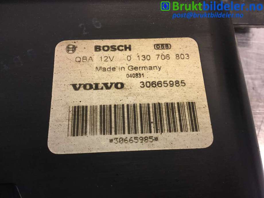 Kjølevifte til Volvo XC90 2002-2006 (Type I, Fase 1)  (VOLVO|30665985|3 137 229 010|0 130 706 803)