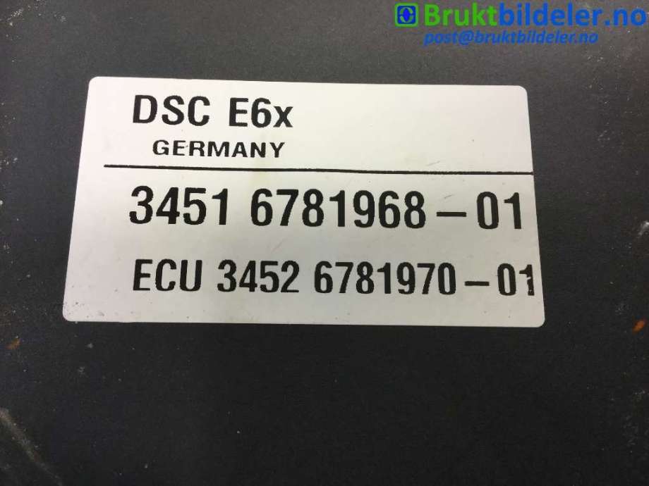 ABS sentral til BMW 5-Serie 2003-2010 (E60/E61) (E60/E61) (BMW|34 51 6 781 968|0 265 250 217|34 51 6 774 679)