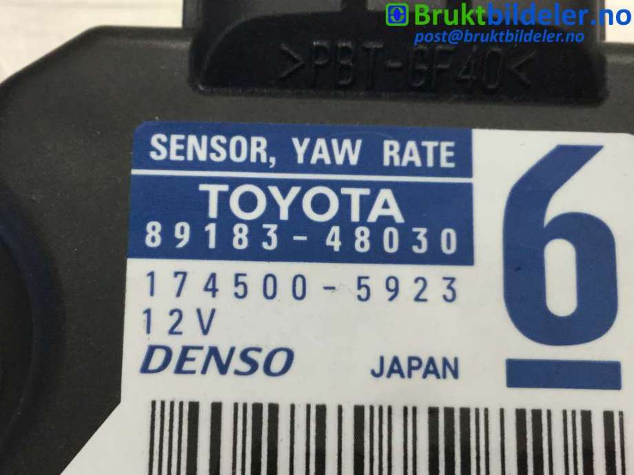 Sensor diverse til Toyota Prius +7 2012-2020 (Type III) (stasjonsvogn) (stasjonsvogn) (TOYOTA|89183-48030|174500-5923|)