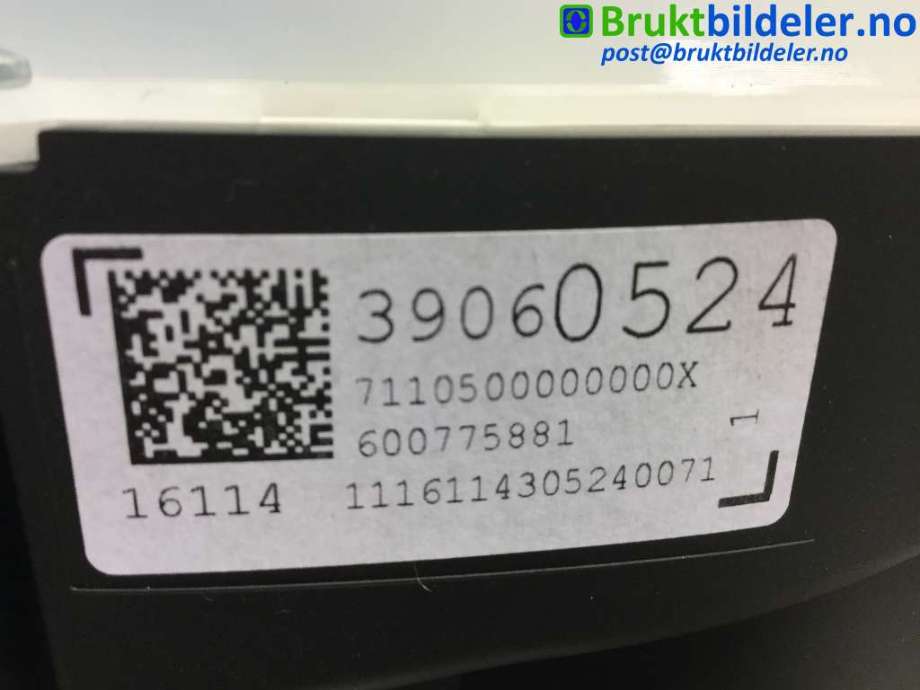 Instrumentpanel til Opel Astra K 2015-->>  (OPEL|3906 0524|)