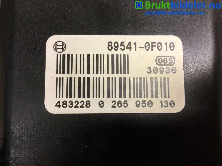 ABS sentral til Toyota Verso 2004-2009 (Type II)  (TOYOTA|89541-0F010|0 265 950 130|)
