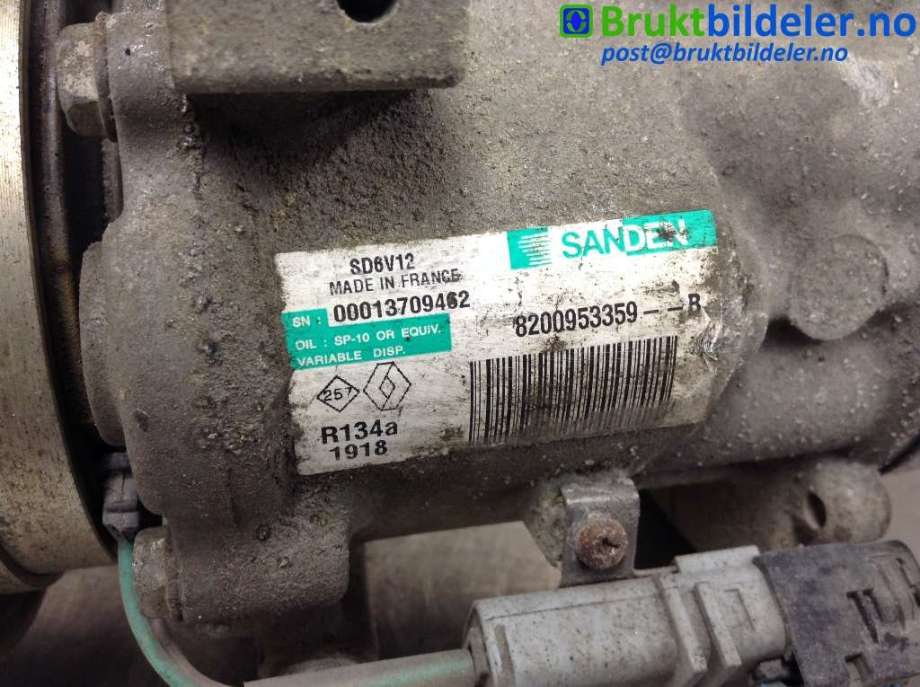 Aircondition kompressor til Mercedes Citan 2012-2021 (W415) (W415) (MERCEDES||00013709462|8200953359-B)