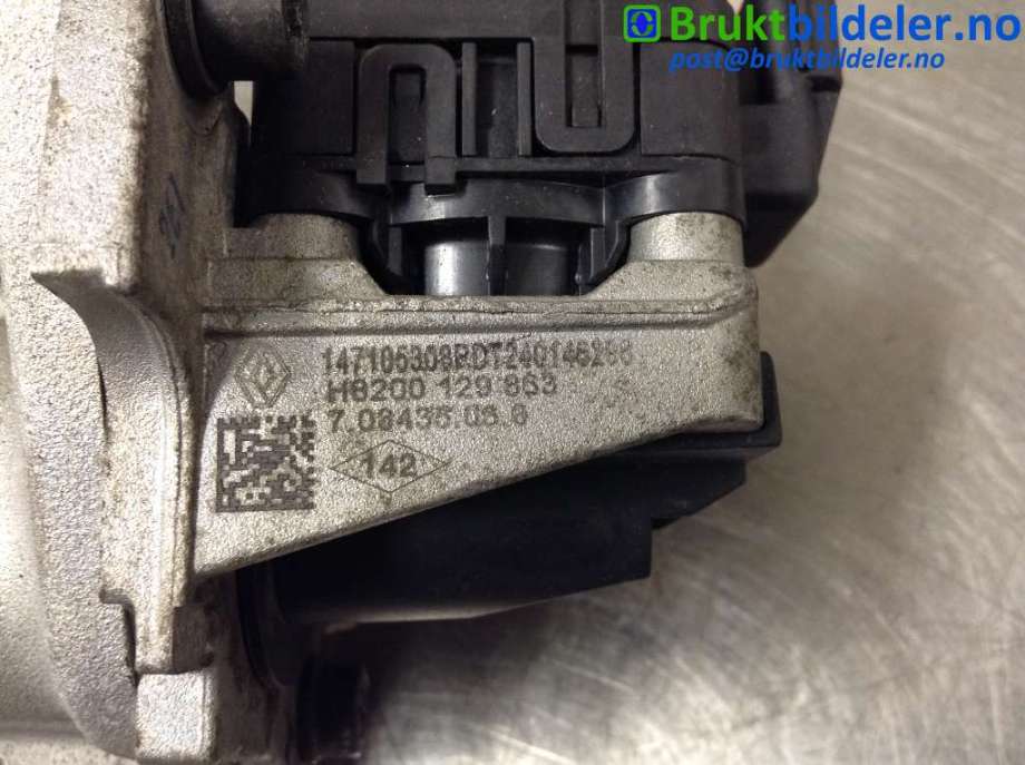 EGR-ventil til Mercedes Citan 2012-2021 (W415) (W415) (MERCEDES||H8200129863|147106308R)