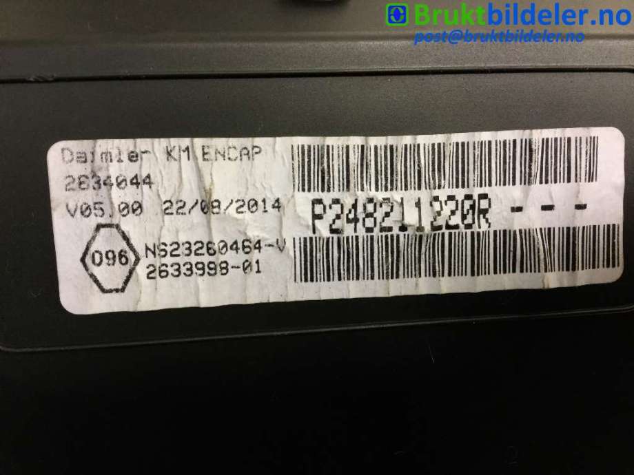 Instrumentpanel til Mercedes Citan 2012-2021 (W415) (W415) (MERCEDES||2634044|P248211220R)
