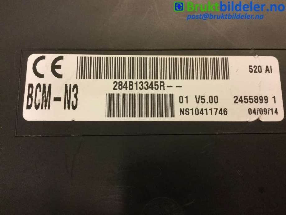 Styreenhet comfort (BCM) til Mercedes Citan 2012-2021 (W415) (W415) (MERCEDES||284B13345R)