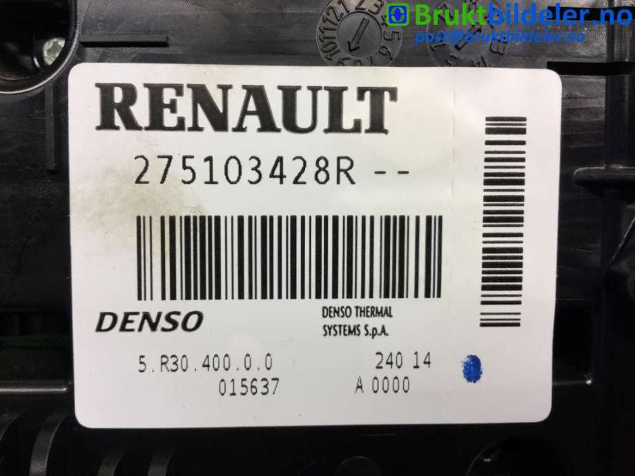 Varmeapparat betjening til Mercedes Citan 2012-2021 (W415) (W415) (MERCEDES||275103428R)