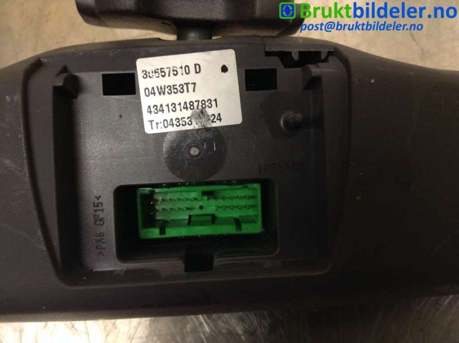 Speil innvendig til Volvo XC90 2002-2006 (Type I, Fase 1)  (VOLVO|30657510 G|)