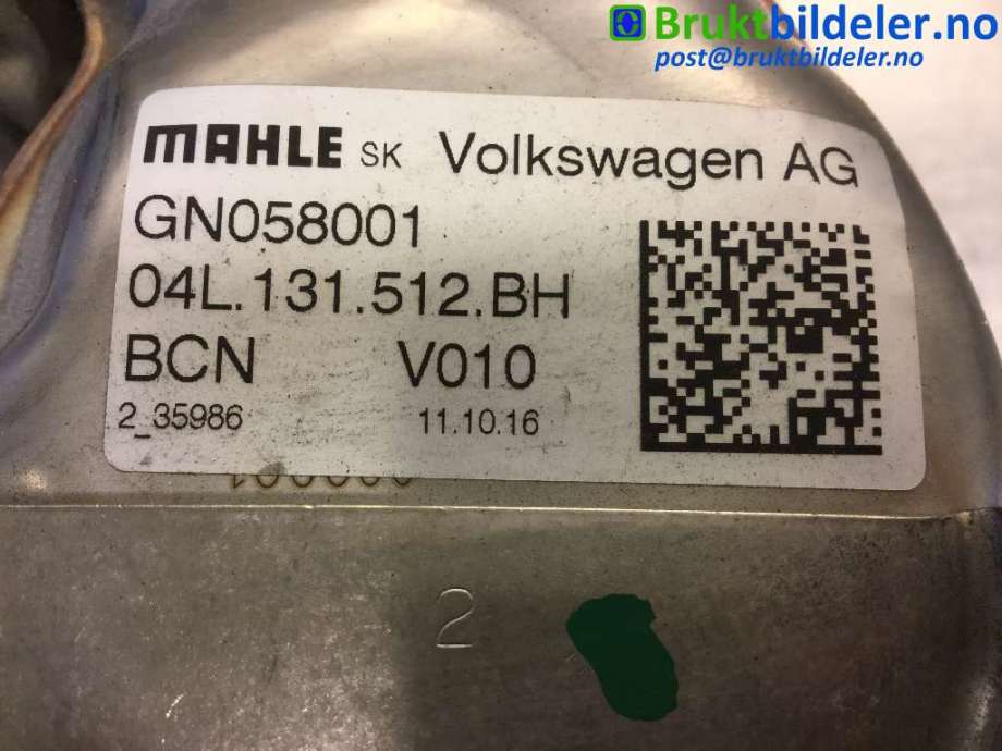 EGR-ventil til Škoda Superb 2015-->> (Type III)  (SKODA|04L 131 512 BH|GN058001|)