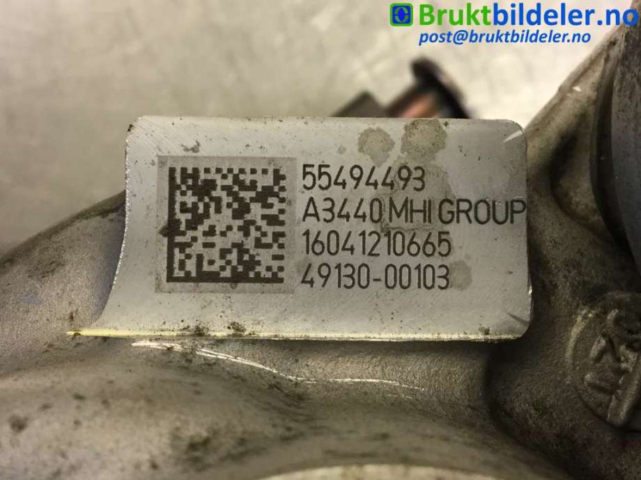 Turbo til Opel Astra K 2015-->>  (OPEL|55494493|49130-00103|)