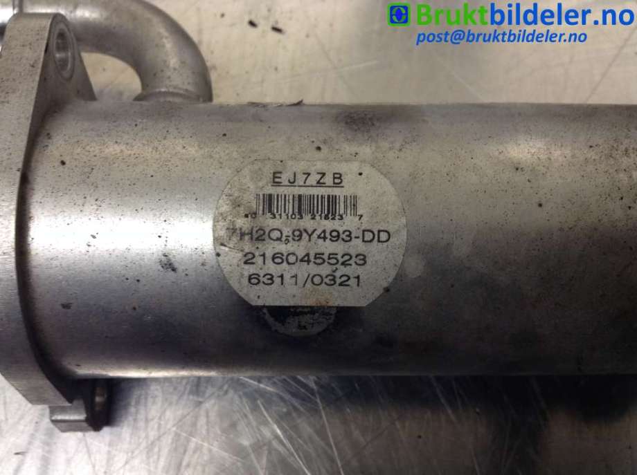 EGR-kjøler til Land Rover Discovery 2005-2009 (Type III)  (LAND-ROVER|7H2Q-9Y493-DD|216045523)