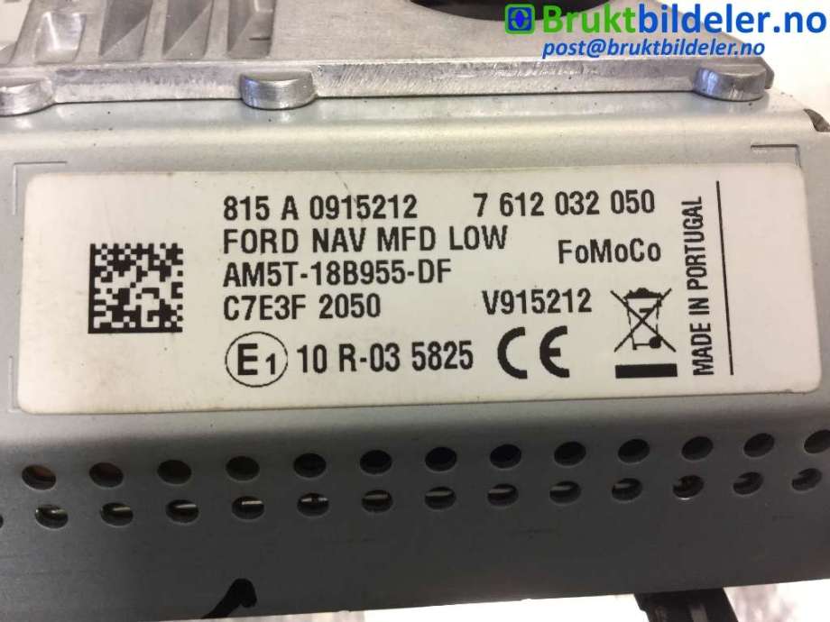 Bilstereo navigasjon til Ford C-Max 2010-2015 (Type II, Fase 1)  (FORD|AM5T-18B955-DF|)