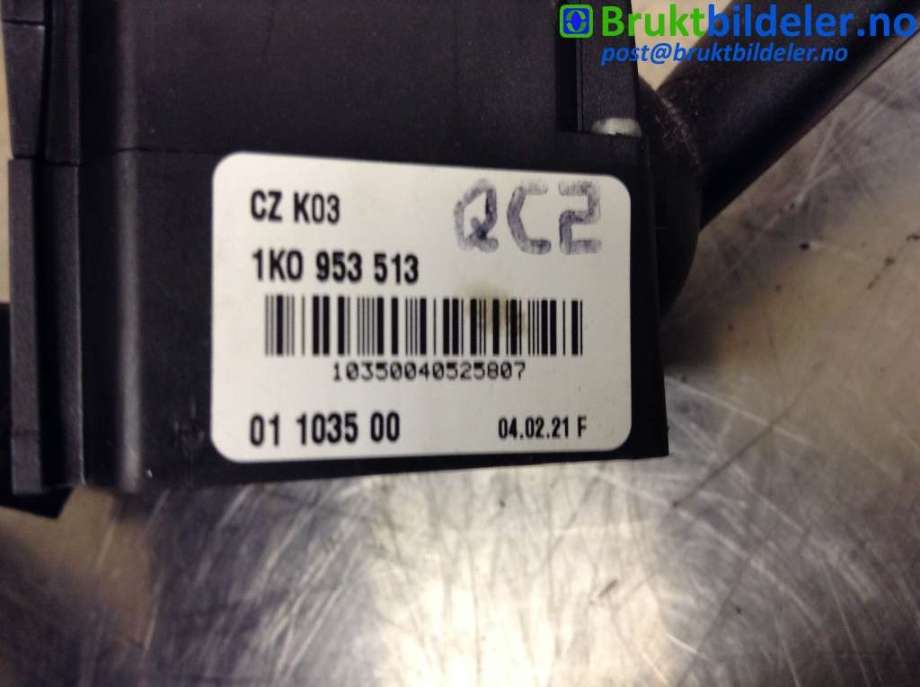 Bryter blink til Audi A3 2003-2008 (Type II, Fase 1)  (AUDI|1K0 953 513|)
