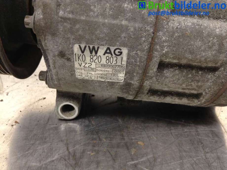 Aircondition kompressor til Audi A3 2003-2008 (Type II, Fase 1)  (AUDI|1K0 820 803 L|)