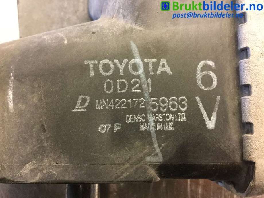 Radiator (manuell gir) til Toyota Verso 2004-2009 (Type II) (TOYOTA|16400-0D210|422172-5963|)