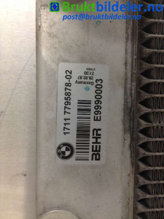 Radiator (automat gir) til BMW 5-Serie 2003-2010 (E60/E61) (E60/E61) (BMW|17 11 7 795 878-02|E9990003|)