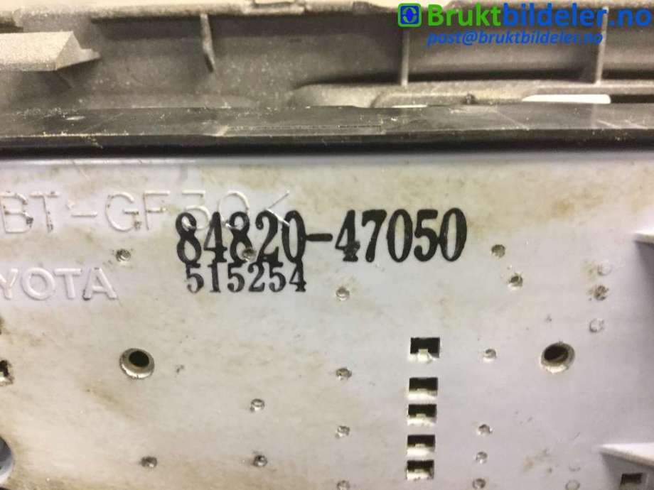 Bryter ruteheis til Toyota Prius 2004-2009 (Type II) (COMBI) (COMBI) (TOYOTA|84820-47050|)