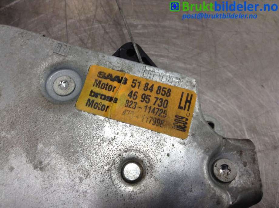 Ruteheis venstre bak til Saab 9-5 1997-2001 (Type I, Fase 1)  (SAAB|5184858|)
