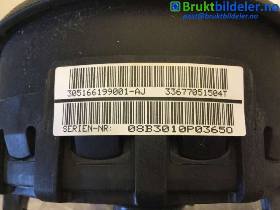 Airbag rattpute til BMW 1-Serie 2004-2011 (E81/E82/E87/E88) (E81/E82/E87/E88) (BMW||305166199001-AJ|33677051504T)
