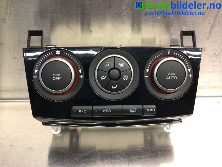 Varmeapparat betjening til Mazda 3, 2006-2009 (Type I, Fase 2)  (MAZDA|K1900BAB5)