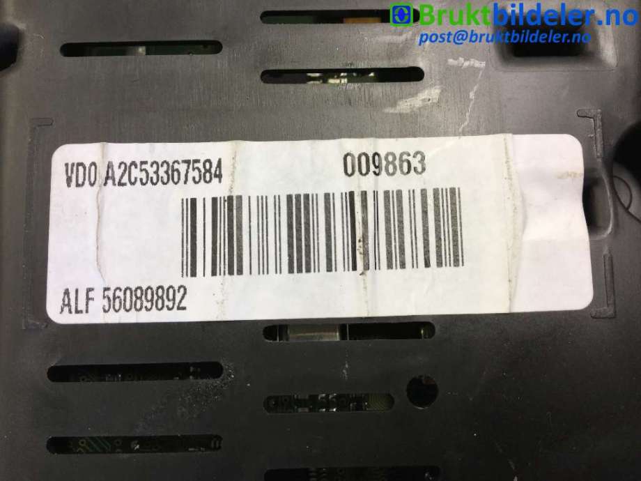 Instrumentpanel til Alfa Romeo 159 2005-2011 (ALFA ROMEO|56089892|A2C53367584|)