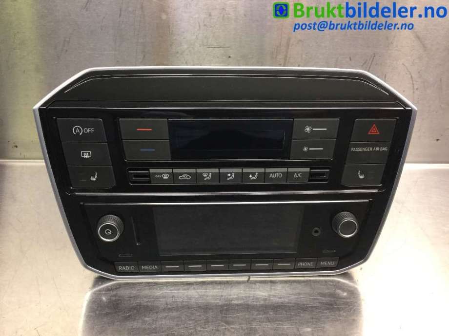 Bilstereo til VW E-Up, 2013-2019  (VOLKSWAGEN|1S0 035 869 B)