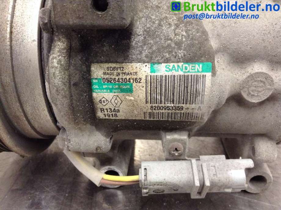 Aircondition kompressor til Nissan Note 2006-2013 (Type I)  (NISSAN||05264304162|8200953359-A)