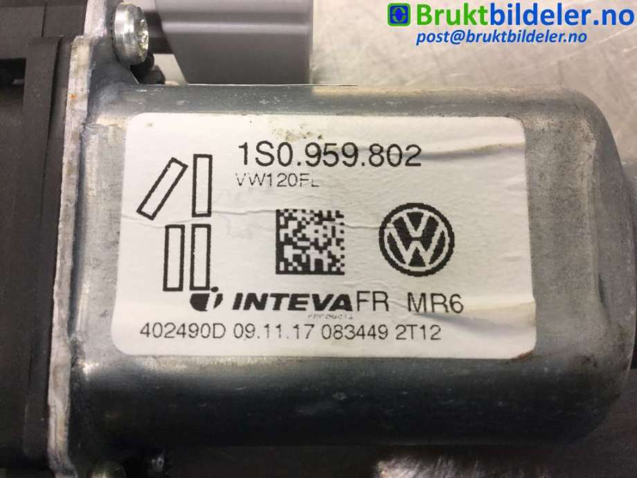 Ruteheis venstre foran til VW E-Up 2013-2019 (VOLKSWAGEN|1S0 959 802|)