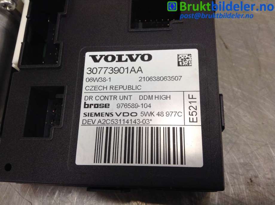 Ruteheis venstre foran til Volvo V50 2004-2007 (Fase 1) (VOLVO|30773901AA|)