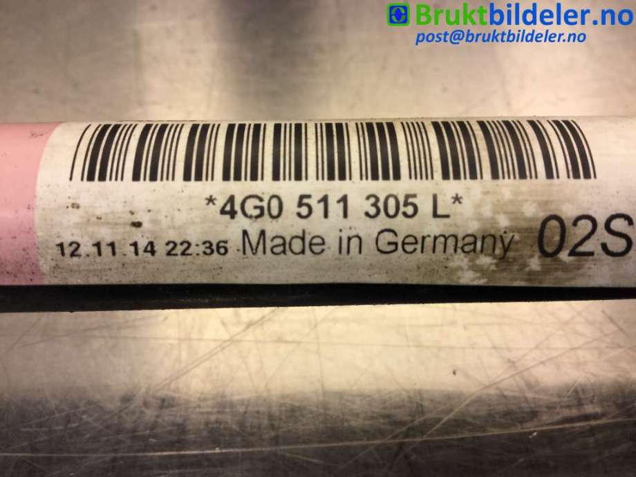 Stabilisatorstag bak til Audi A6, Allroad 2015-2019 (Type III, Fase 2) (C7) (C7) (AUDI|4G0 511 305 L|)